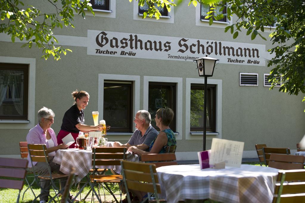 Gasthaus Schollmann Hotell Feuchtwangen Eksteriør bilde